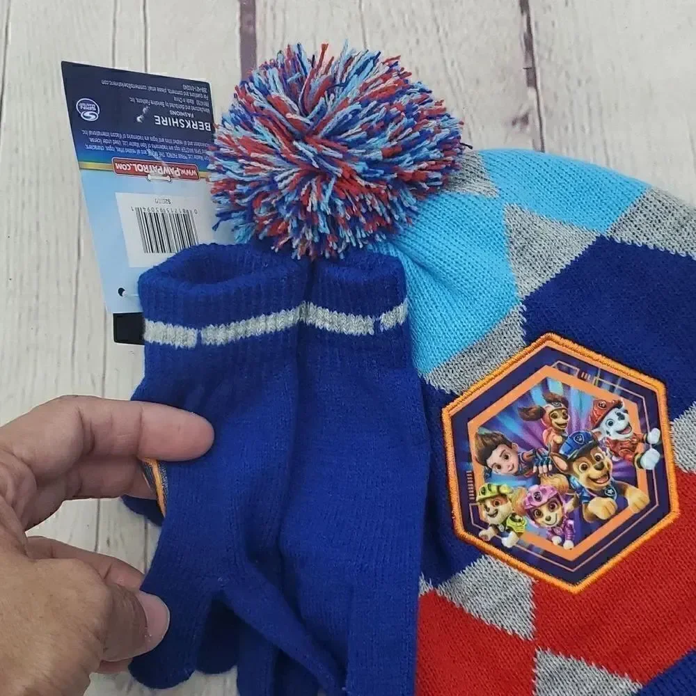 Berkshire Little Kids Paw Patrol Hat & Gloves Set